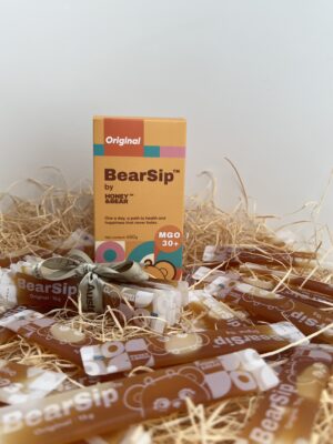 Bear Sip Manuka Honey – 50g Pouch (30-Pack Box)